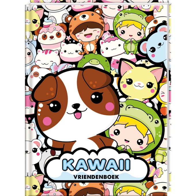Kawaii Vriendenboek - Vriendenboek - Multikleur - Kinderboek
