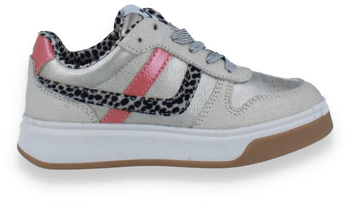 Sj Lifestyle Meisjes Sneaker Platina/coral | Maat: 37