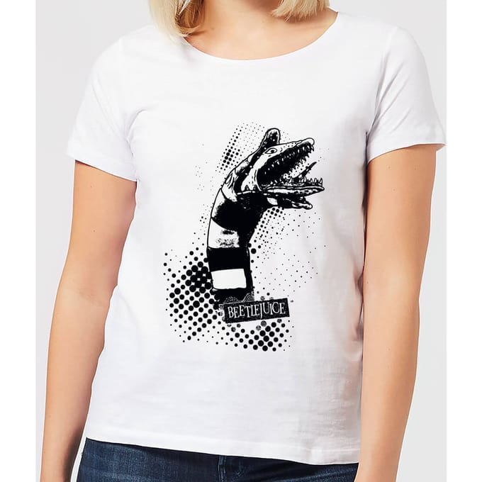 Beetlejuice Sandworm Attack Women's T-Shirt - White - XL - Wit