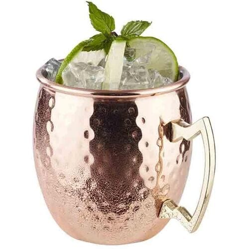 GGM Gastro (6 Stück) Becher - MOSCOW MULE - 500ml - Kupfer - mit Henkel