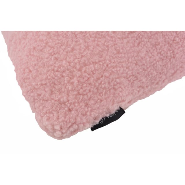 NOVÉE Sierkussen teddy lichtroze | 45 x 45 cm | polyester