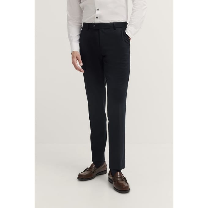 Bugatti Herren Pantalon met stretch & vouw