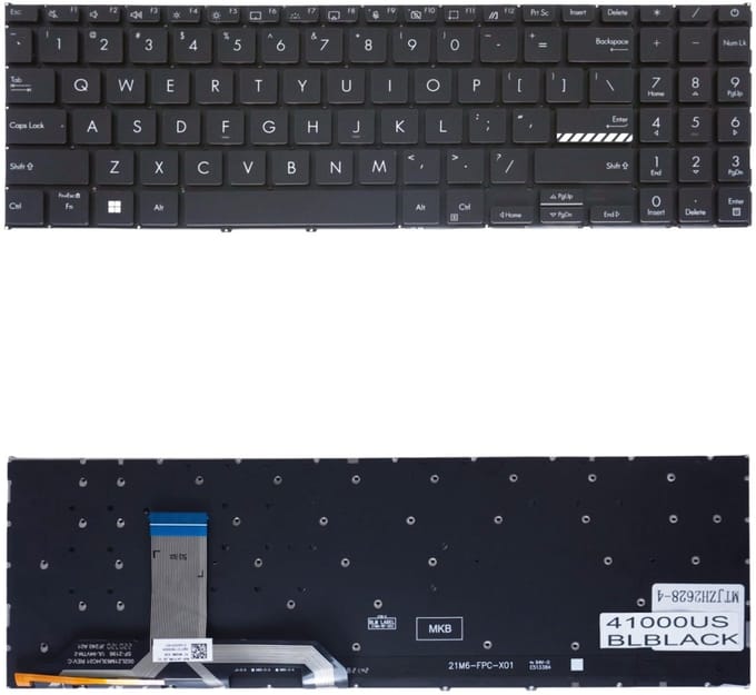 Asus A9 / X50 / X51 / Z94 US keyboard