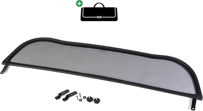 Windscherm Mercedes SLK R170 | 1996-2004 | incl. luxe opbergtas | Zwart