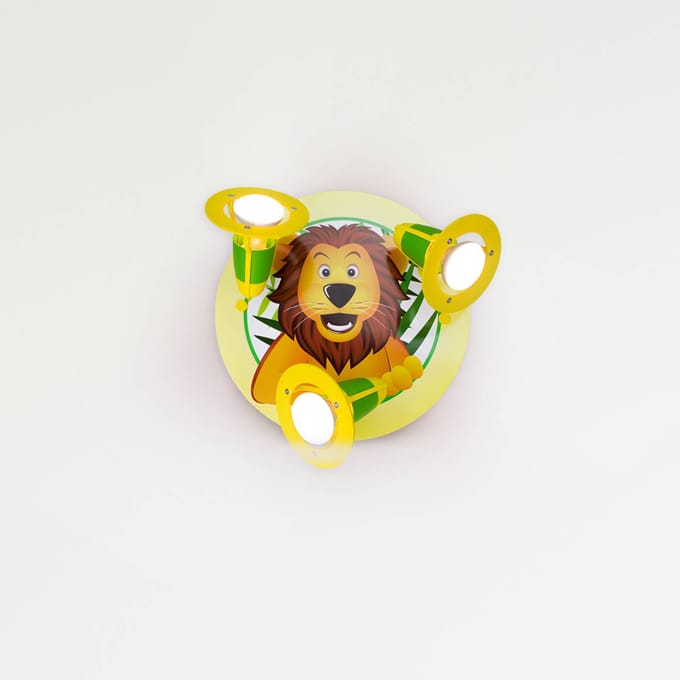 Elobra Wandlamp Leeuw voor de kinderkamer