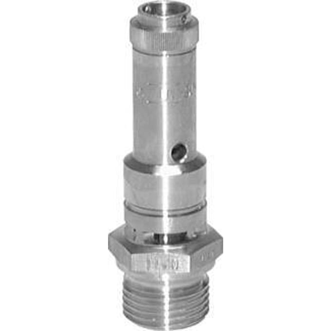 G 1/2'' RVS 316 Ti Vooringesteld Overdrukventiel 2 Bar DN 8 - SFL-ST-8-2-012