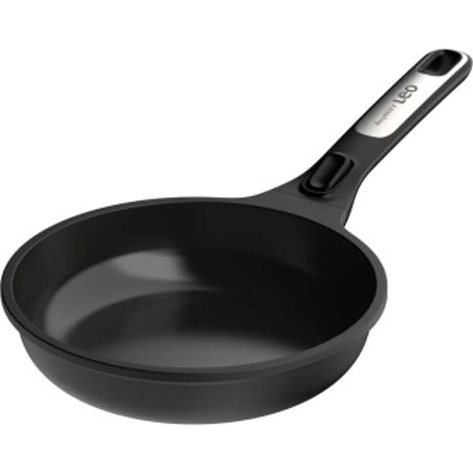 BergHOFF Leo recycled koekenpan met afneembare greep- phantom -20cm