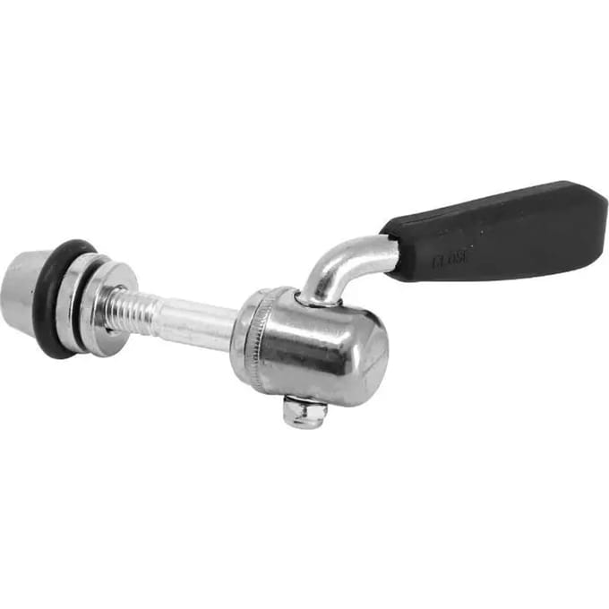 Ergotec Zadelpen Snelspanner M8 X 50 X 25 Mm Chroom / Zwart
