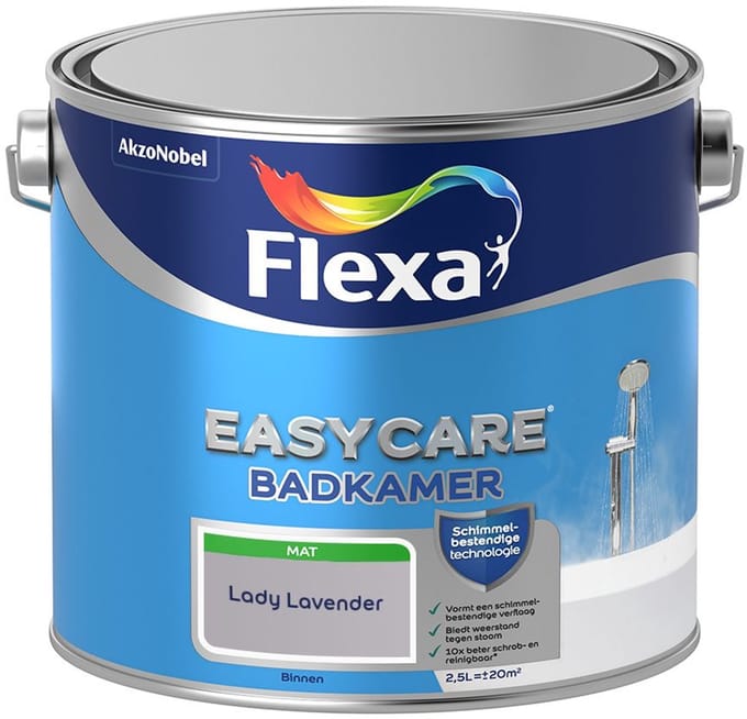 Flexa - Easycare Badkamer - Lady Lavender - Mengverf - 2,5 L