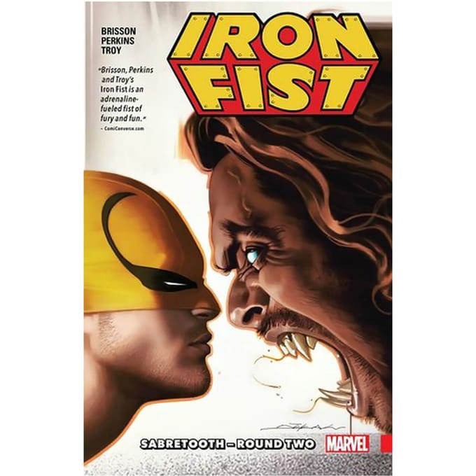 Marvel Comics Iron Fist Trade Paperback Vol 02 Sabretooth Round Two Graphic Novel