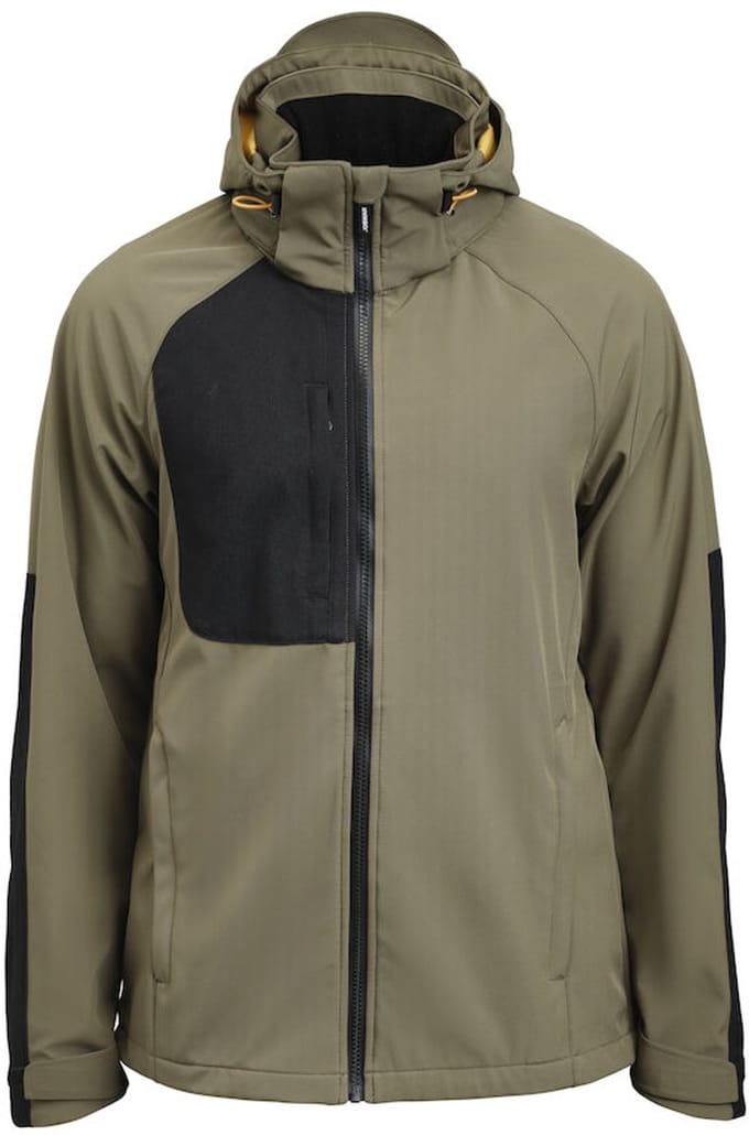 Jobman 1391 Softshell Jas 65139176 - Olijfgroen/Zwart - S