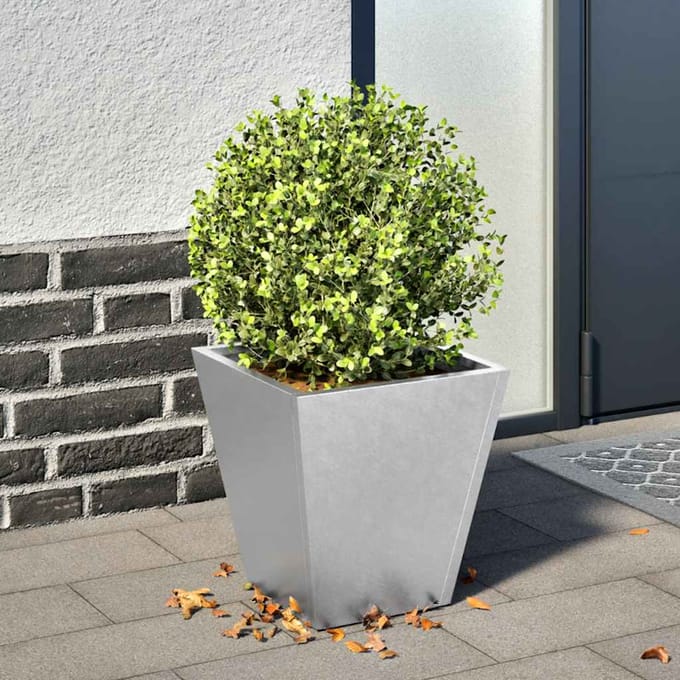 vidaXL - Plantenbak - 30x30x30 - cm - gegalvaniseerd - staal