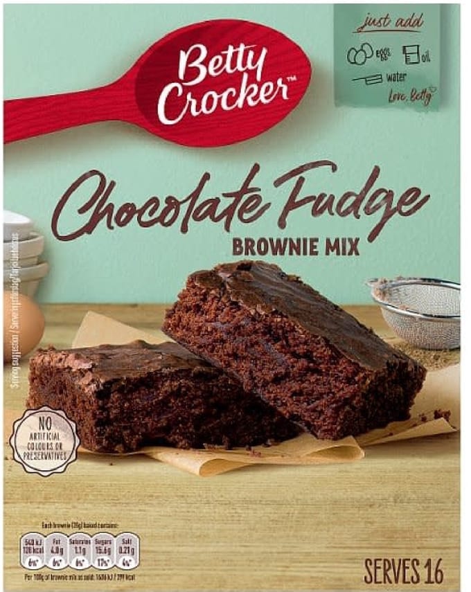 Betty Crocker Chocolate Fudge Brownie Mix 415g
