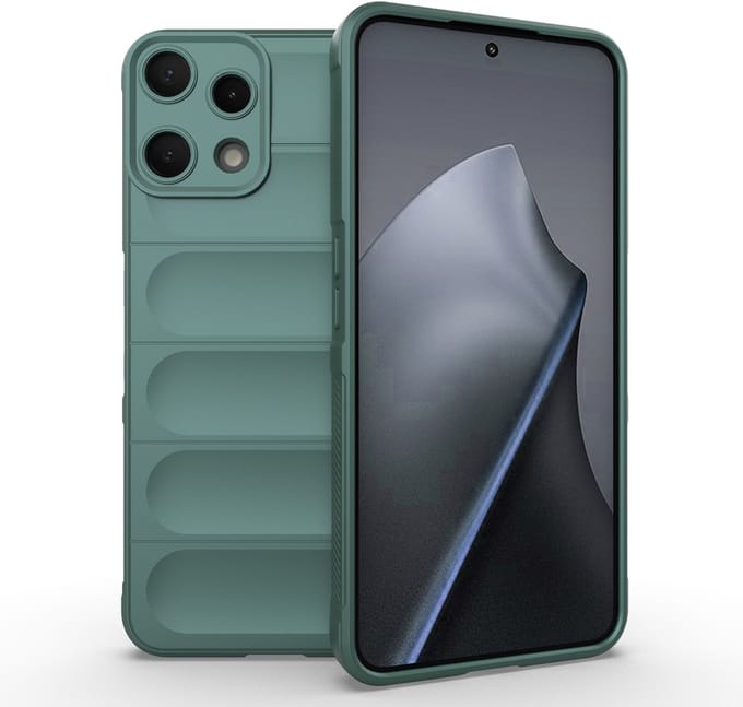 MobyDefend Hoesje - Geschikt voor Nothing Phone (3a) Lite - TPU Gripcase - Groen