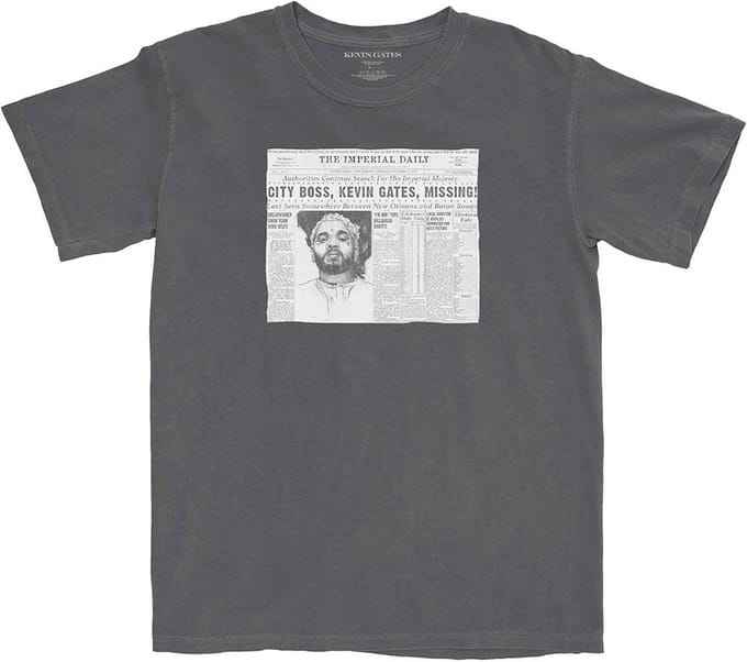 Kevin Gates - The Paper Heren T-shirt - S - Grijs