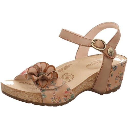 Sandalen met sleehak Laura Vita -