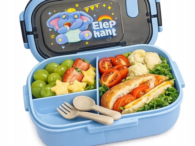 Verk Group - Lunchbox - Blauw - Met Sluitsysteem - Met Riem