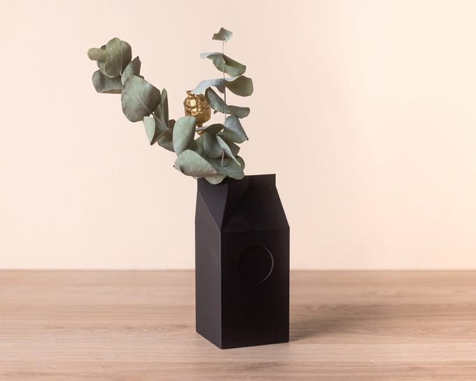 Copo Design Vaas voor doogbloemen milk 18cm h