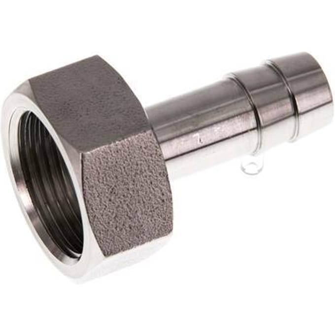 G 3/4'' x 13mm RVS Slangpilaar 40 Bar