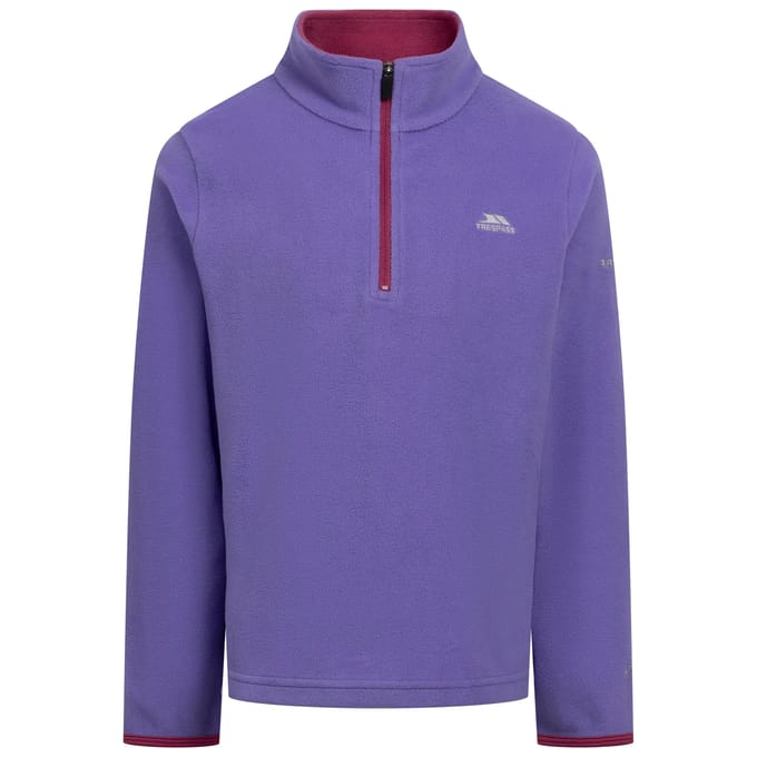 Fleece 1/2 rits voor meisjes Trespass Sybil
