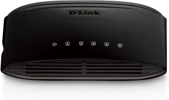 5-Poorts Fast Ethernet Desktop Switch - Onbeheerd, Compact, Geschikt voor SoHo