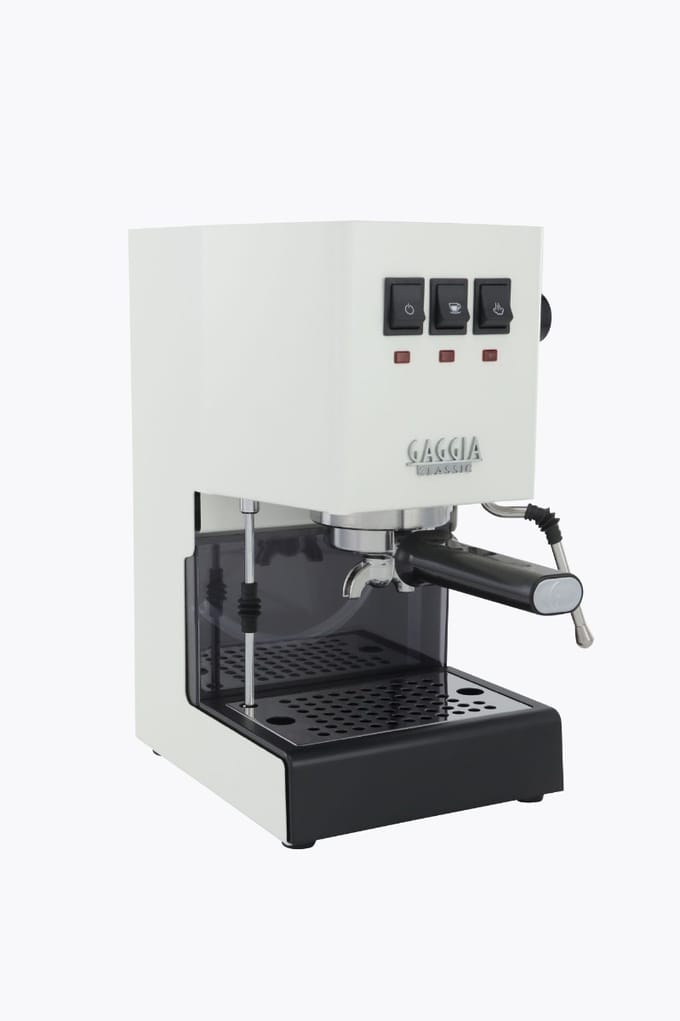 Gaggia Classic Evo Pro E24 Espressomachine | 886948113020 | Wit | Hoogwaardige Italiaanse Portafilter Koffiemachine voor Barista Resultaten
