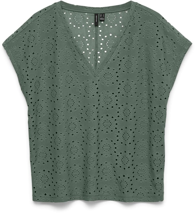 VERO MODA - VMTASSA LIV SS V-NECK TOP JRS - Dames - Blouses
