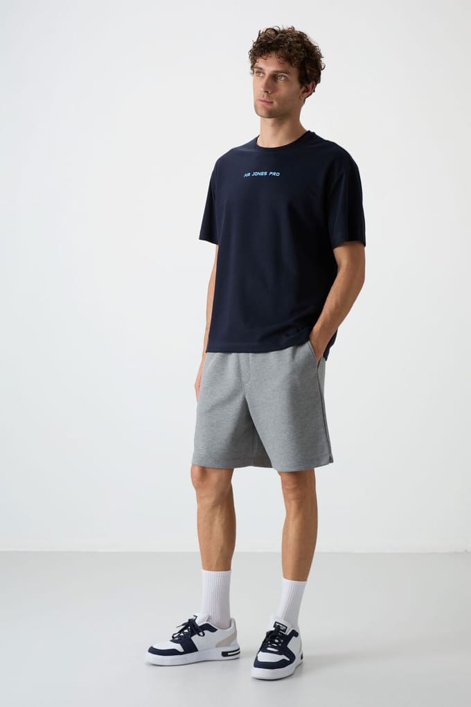 Heren Katoen-polyester Sweatshorts