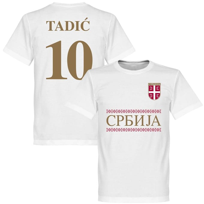 Servië Tadic 10 Team T-Shirt - XXXXL
