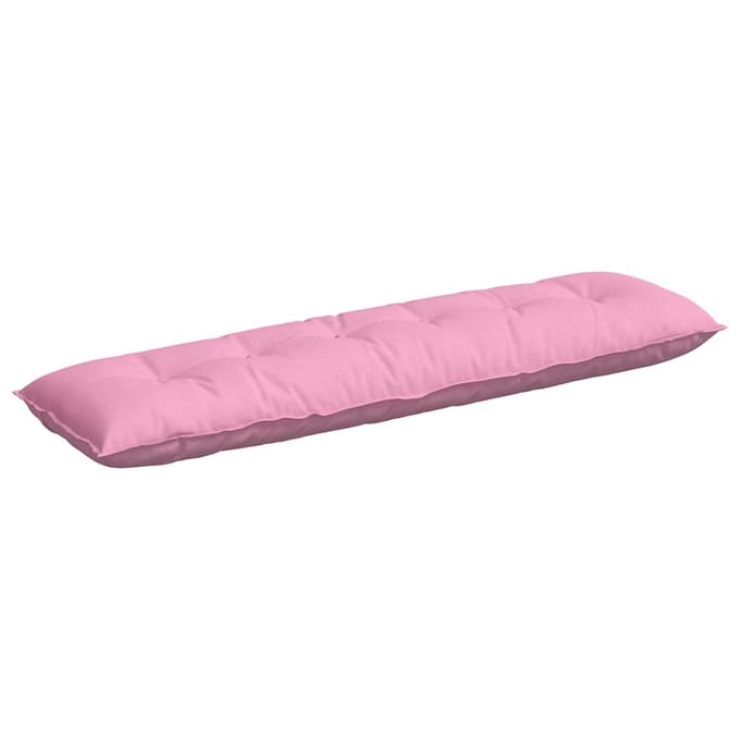 vidaXL - Rugkussen - Roze - 200 - x - 19 - x - 50 - cm - Stof