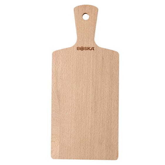 Boska Serveerplank Geneva S Beukenhout - 20 cm - Geolied - Met Leren Koord