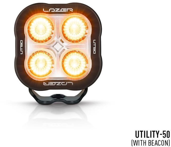 Werklamp - Lazer - Utility 50 - Strobe - 4.1 - 10.4cm - Work / Scene