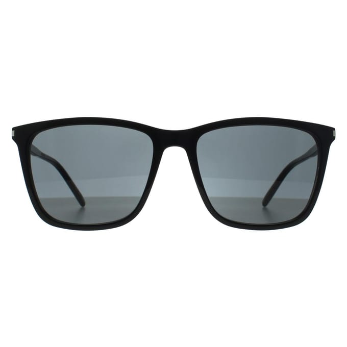 Saint Laurent Vierkant Vrouwen Glimmend Zwart Grijs SL 851