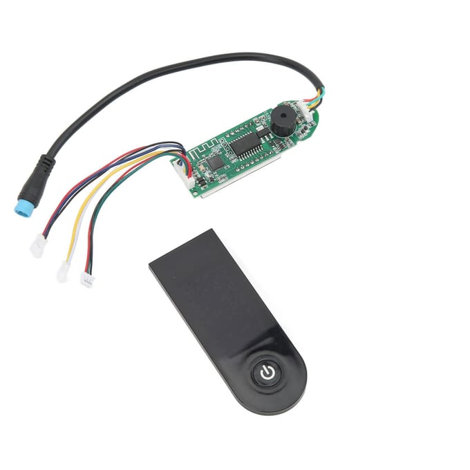 Elektrische Scooter Dashboard Set Metaal Digitaal Waterdicht Dashboard Vervanging met Cover voor M365 PRO2 gray