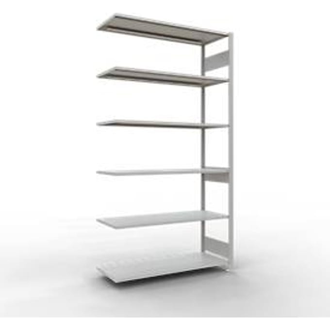 SCHULTE Lagertechnik - Insteekbevestiging met lengtebout - 2500x1300x500 mm, type 150 kg