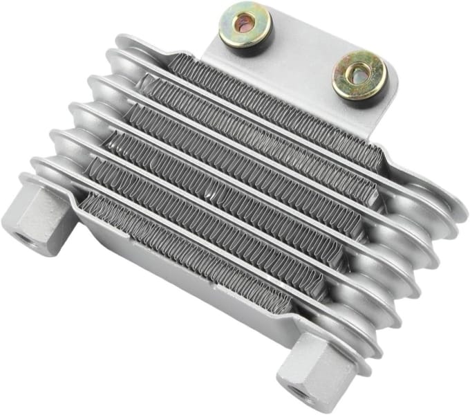 Motor Olie Koeler - Koelradiator Motor - Motor Koeling - Universele ATV Pasvorm - 6 Rij - Metaal