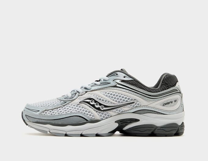 Saucony Progrid Omni 9 Sneakers Heren - Grijs - Maat 41 - Mesh/Synthetisch