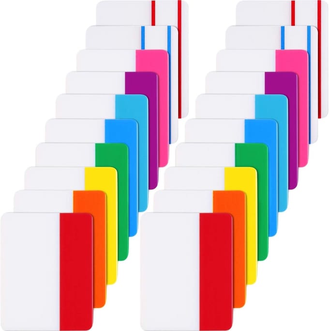 BOTC Sticky notes - 480 stuks Index tabs - Memoblok - Zelfklevend - 12 Kleuren