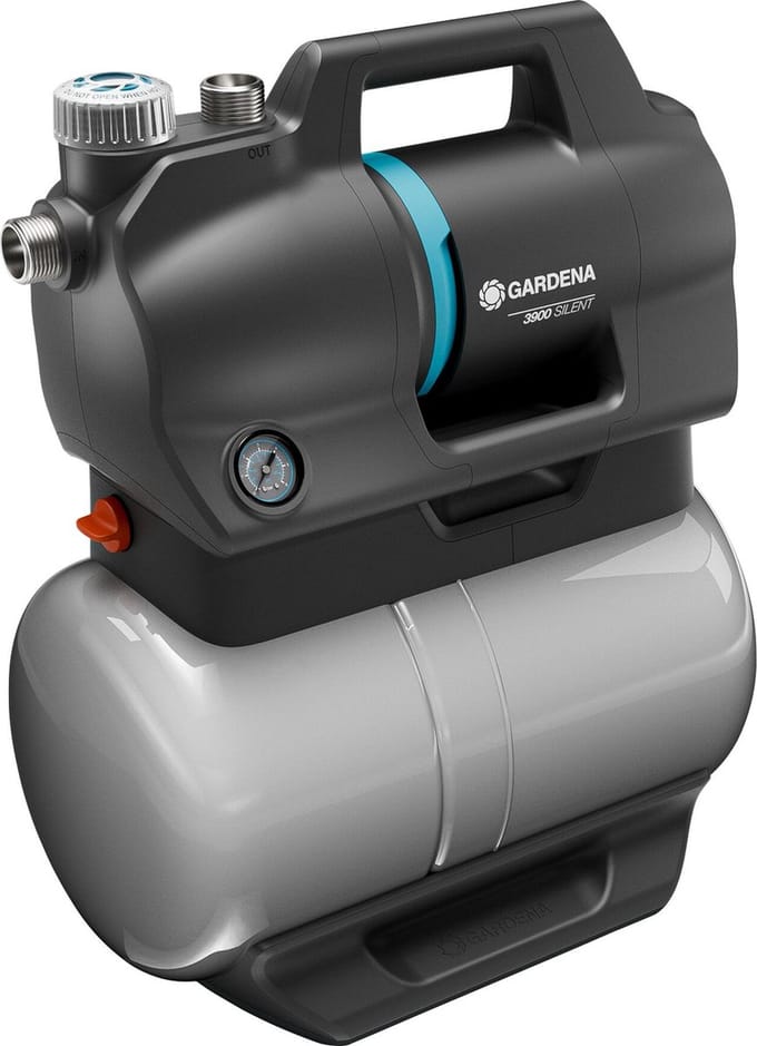 GARDENA Hydrofoorpomp 3900 Silent – 3.900 liter/uur – 4,3 bar – 70/72 dB(A)