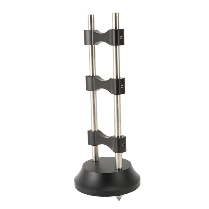HiFi Kabel Hefrek Aluminiumlegering Verminder Trillingen HiFi Draadbak Organizer Stand voor Luidspreker black