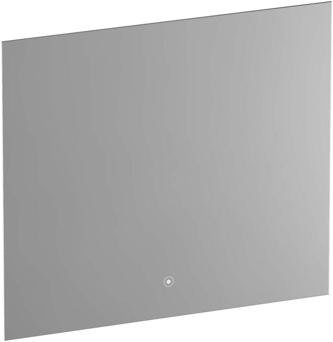 Brauer Ruby Spiegel - Rechthoekig - 80 cm - met Directe LED-Verlichting - Dimbaar - met Touchbediening
