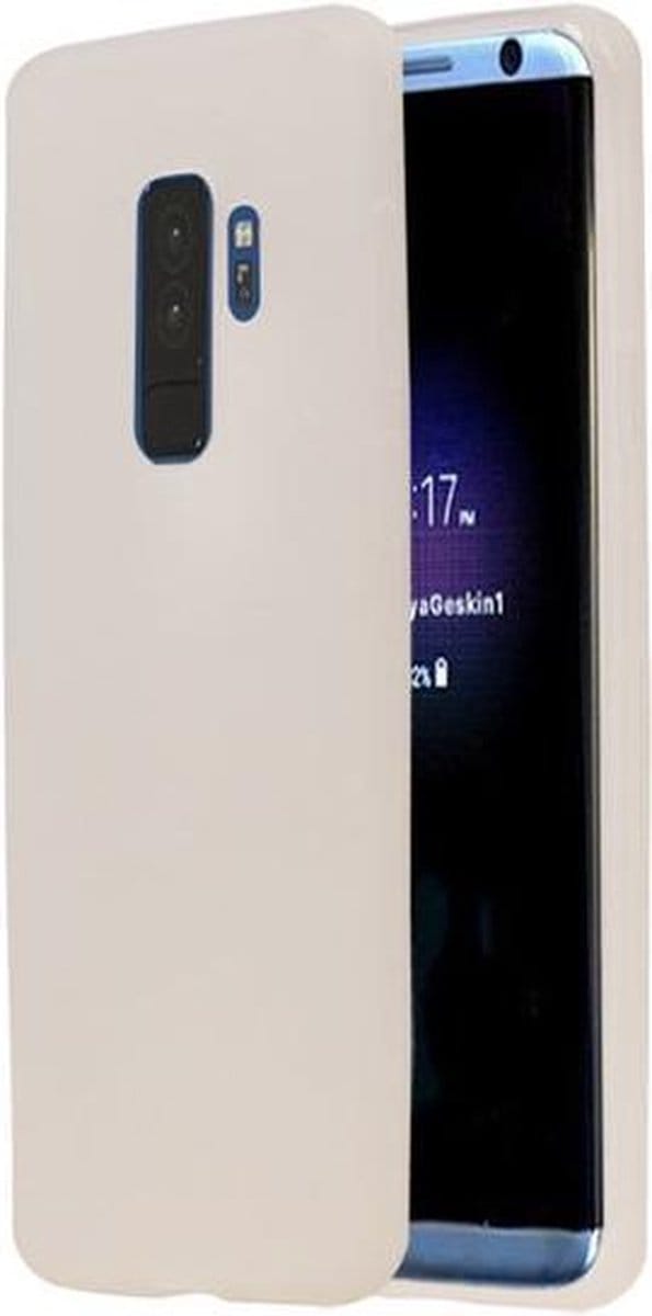 Wit TPU back case cover Hoesje voor Samsung Galaxy S9 Plus