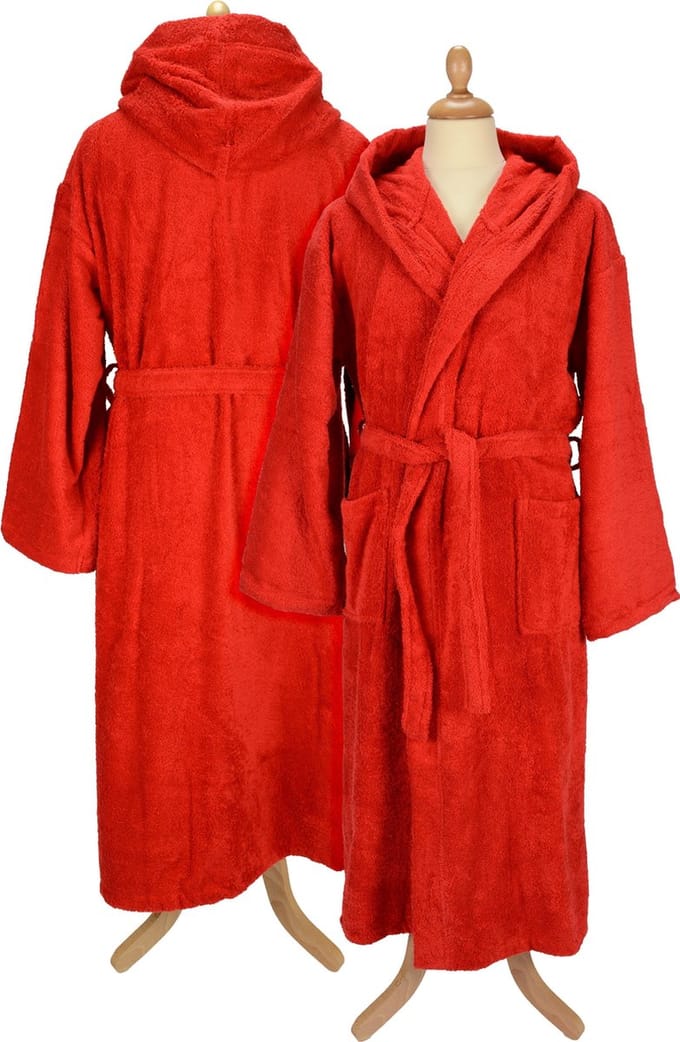 ARTG Robezz® Badjas met Capuchon Rood XS