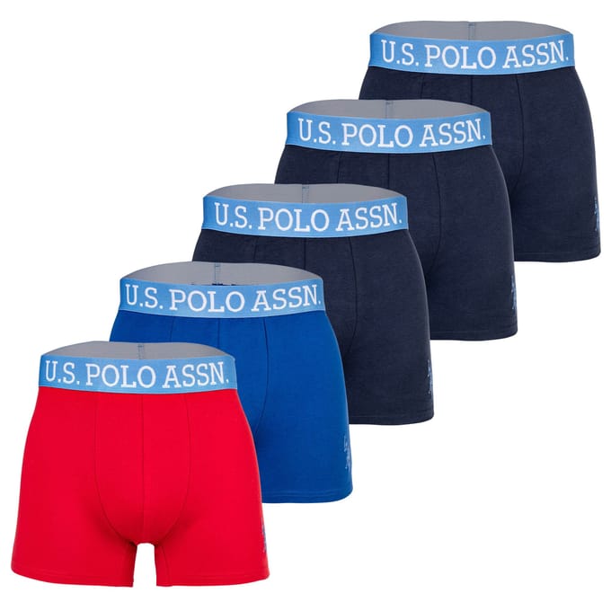 U.S. POLO Boxershorts 5 Pack Unterhosen Boxer