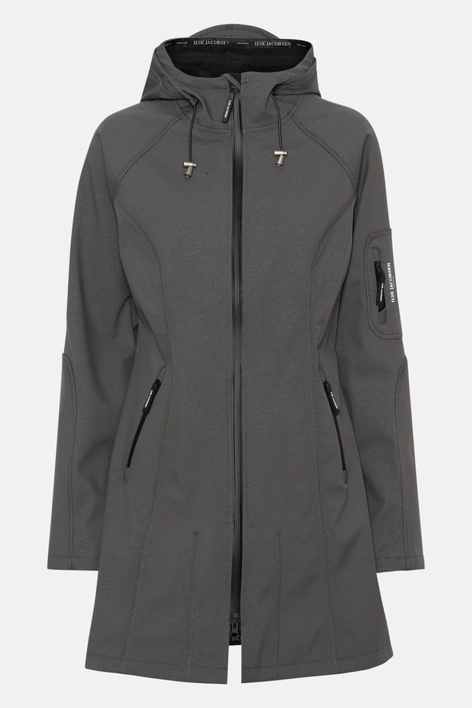 Softshell regenjas RAIN37 - 033 Dark Shadow