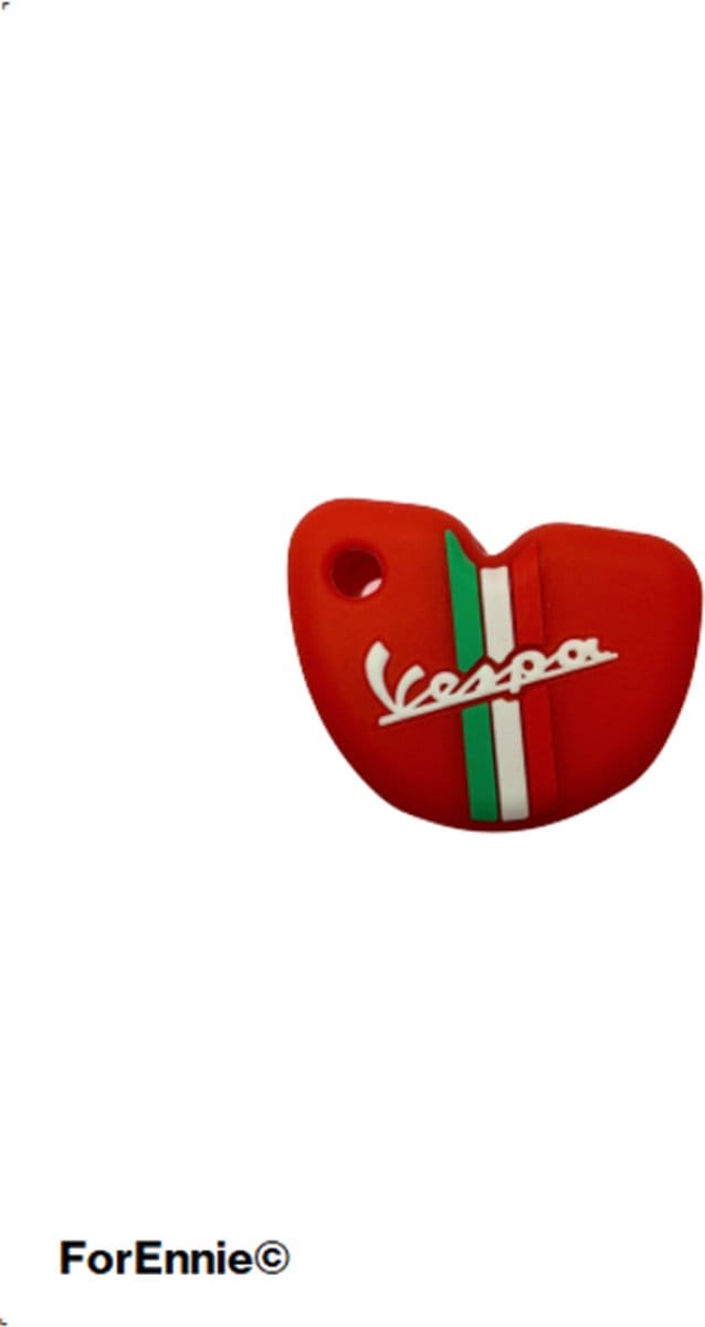 Vespa | sleutelhoesje | rood | Italiaanse vlag