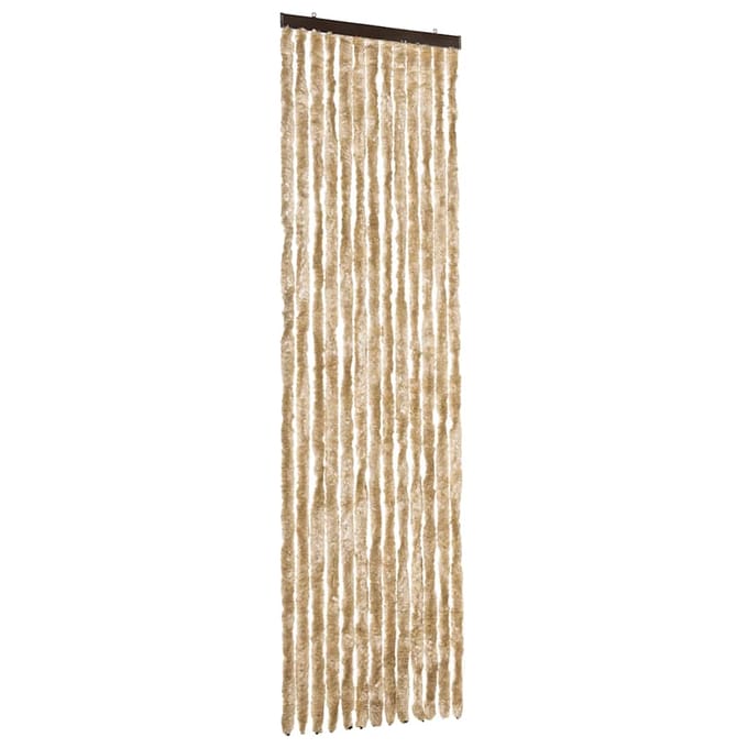 vidaXL - Vliegengordijn - 56x200 - cm - chenille - beige