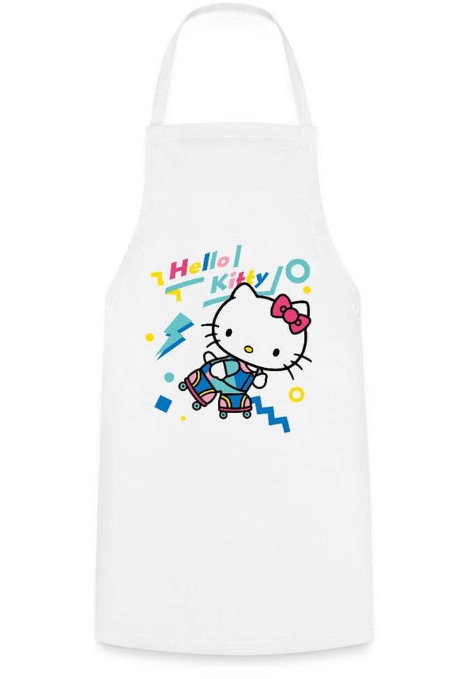 Hello Kitty Jaren 90 Stijlen Met Rolschaatsen Keukenschort
