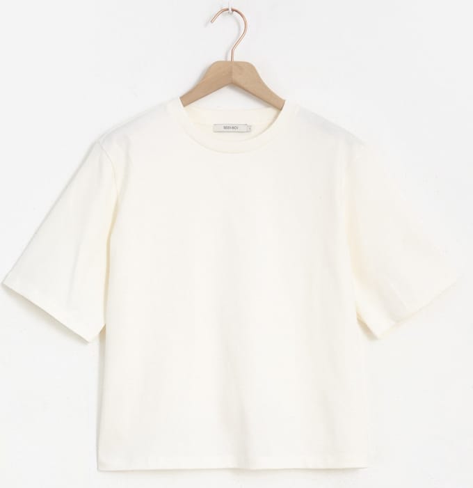 Sissy-Boy - Off white boxy T-shirt