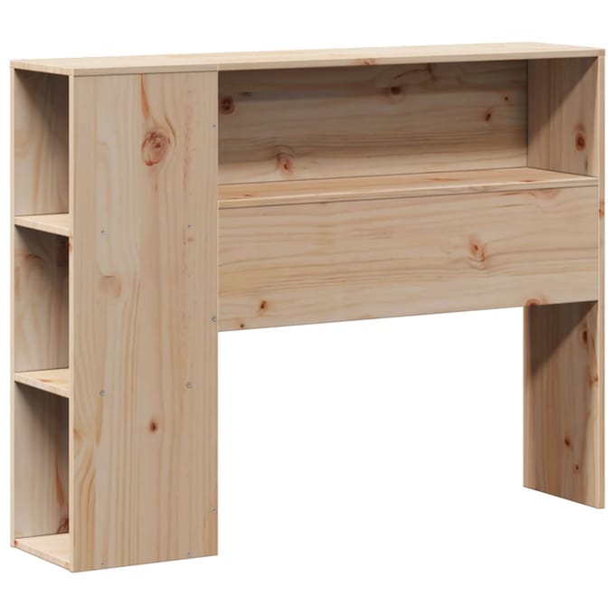 vidaXL - Hoofdbord - met - opbergruimte - 75 - cm - massief - grenenhout